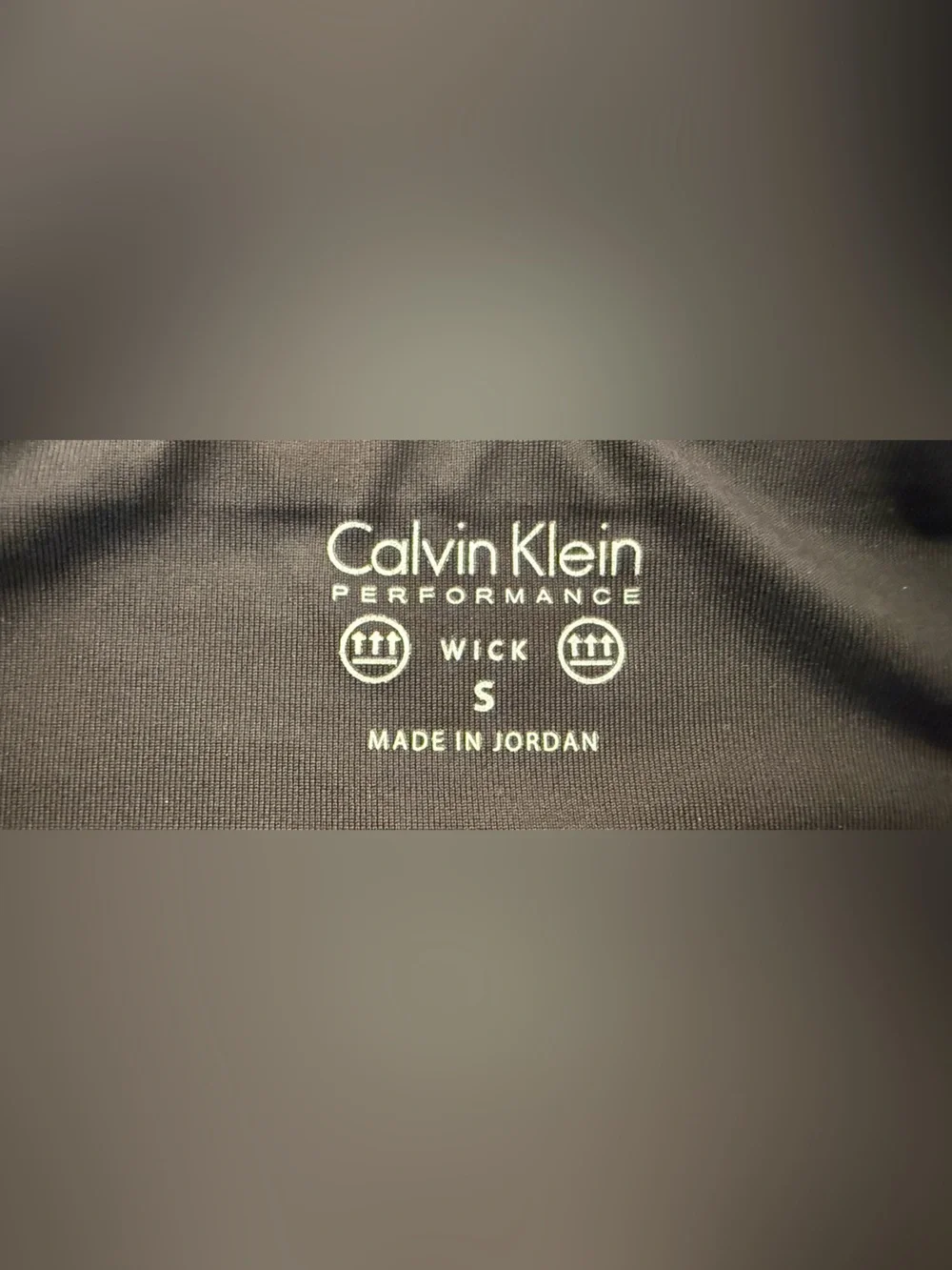 Calvin Klein High-Rise Camo Wick Performance Leggings Black Olive Size S
